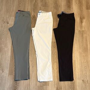 Puma Men's Dress Pants - Tan, Cream, Black